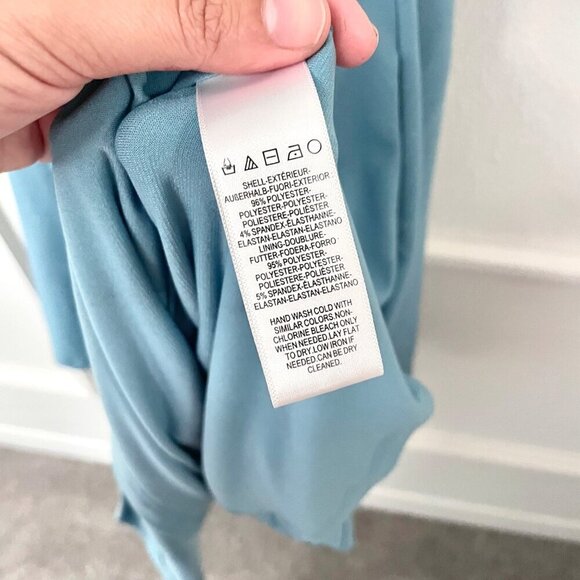 Dress the Population Mariela Cutout Fit & Flare Dress Sea Breeze M - Picture 9 of 10